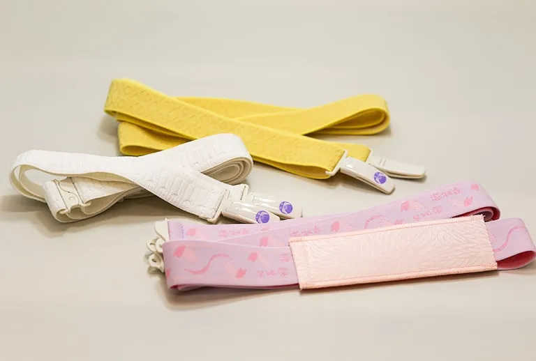 あかしろきの着付け教室のなんかいい理由その１：3本のゴムベルト（あかしろき函館北斗教室＆あかしろき南町田教室）